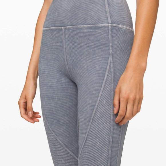 Lululemon Wunder Under High-Rise Tight *Snow Washed Ribbed 28" Washed Luna 8 - Picture 1 of 5